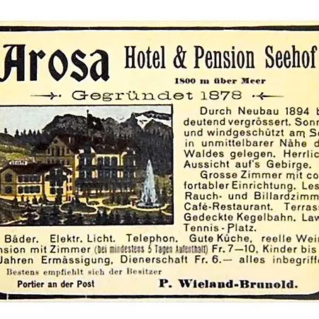 Seehof-arosa Arosa